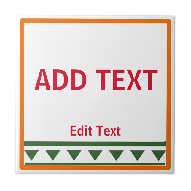 Keramik Tile Fliese (Vorderseite)