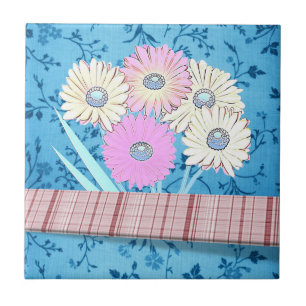 Keramik Tile Floral Fliese