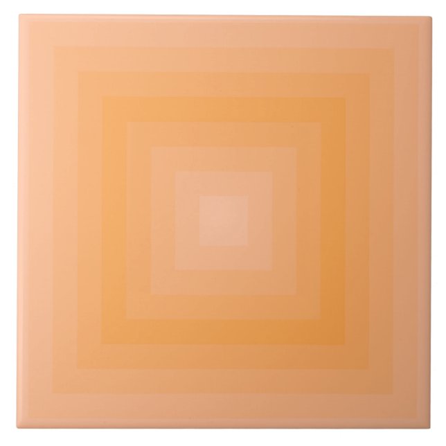 Keramik-Tile für die unscharfe Peach Blazing Orang Fliese (Vorderseite)