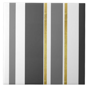 Keramik Tile - Grauschattierungen mit Goldsplitter Fliese