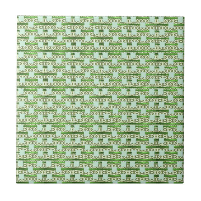 Keramik Tile Green Fliese (Vorderseite)