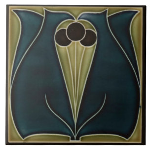 Keramik Tile - Jugendstil - Design Tile Fliese