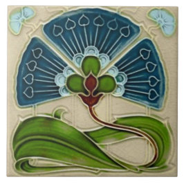 Keramik Tile - Jugendstil Fliese