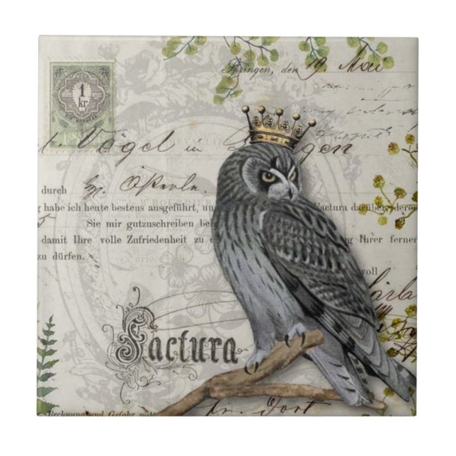 Keramik Tile - King Falcon Fliese (Vorderseite)