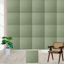 Keramik-Tile mit hellgrünem Woven Burlap Fliese