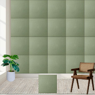Keramik-Tile mit hellgrünem Woven Burlap Fliese