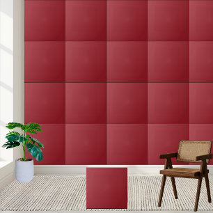 Keramik-Tile mit tiefroter Farbe Fliese
