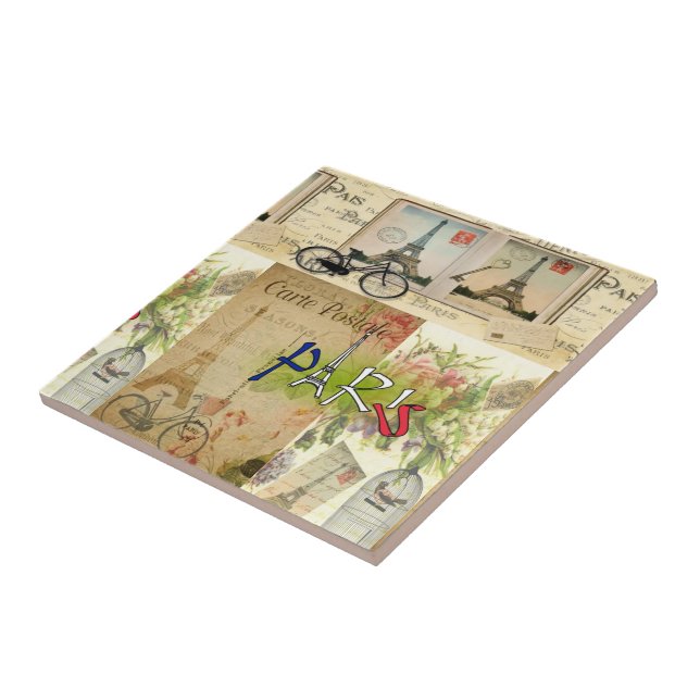 Keramik Tile Paris Frankreich Fliese (Seite)