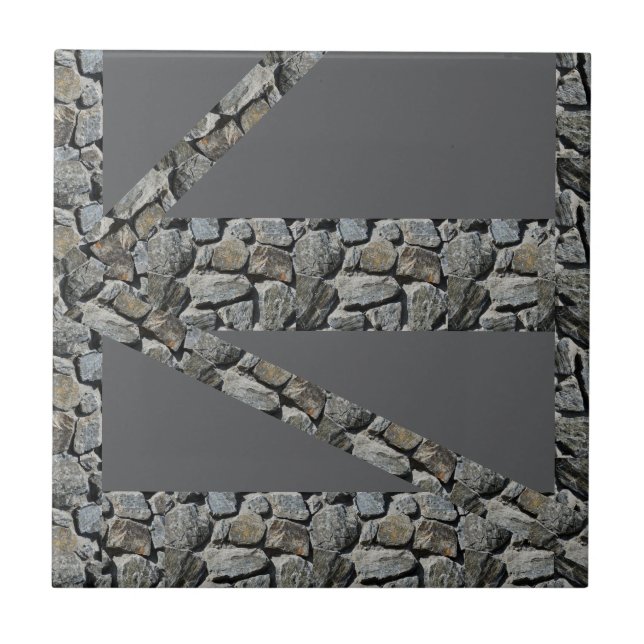 Keramik Tile Rock Gray Fliese (Vorderseite)