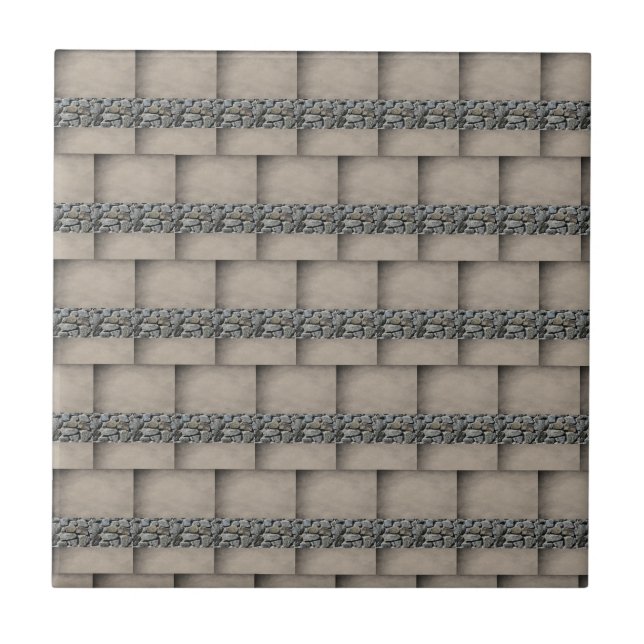 Keramik Tile Rock Slate Squares Fliese (Vorderseite)