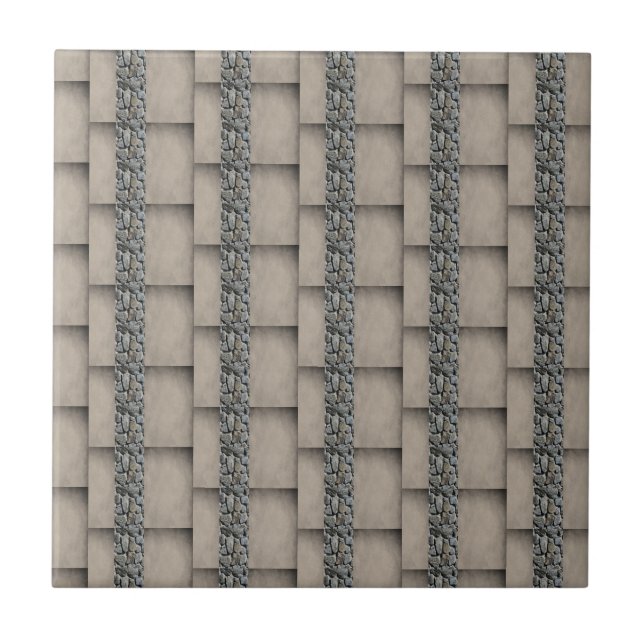 Keramik Tile Rock Slate Squares Fliese (Vorderseite)