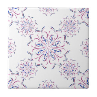 Keramik Tile Rosa und Blau Fliese