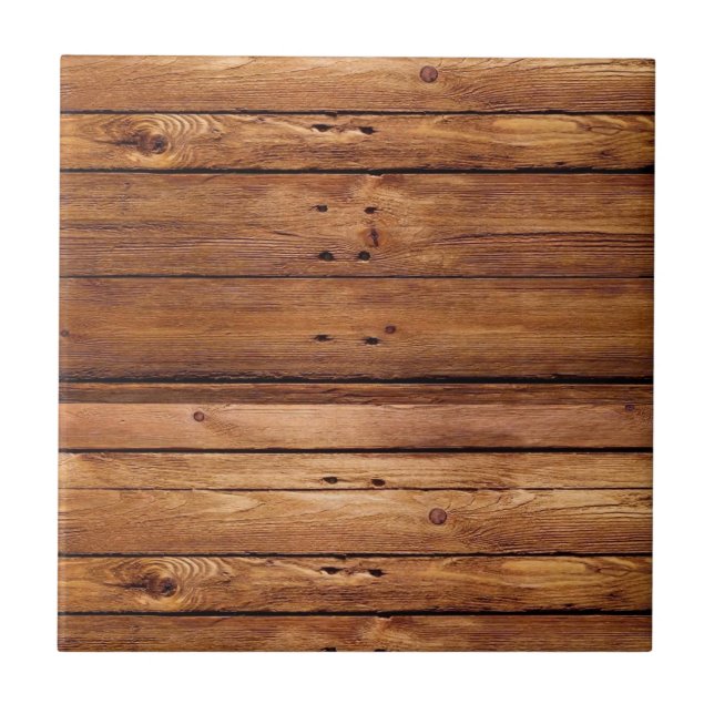 Keramik Tile Rustic Wood Orange Fliese (Vorderseite)