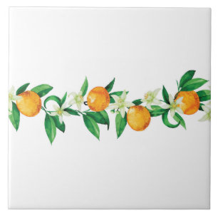 Keramik Tile/Trivet-Citrus Keramik Tile Fliese