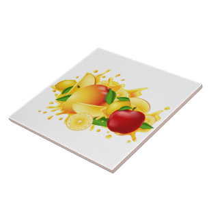 Keramik Tile/Trivet-Frucht Keramik Tile Fliese