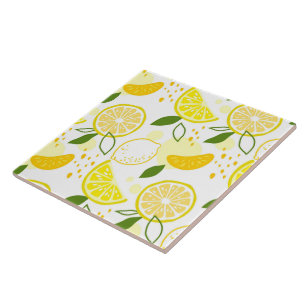 Keramik Tile/Trivet-Lemons Keramik Tile Fliese