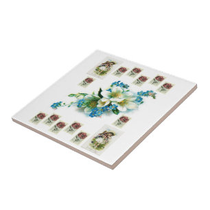Keramik Tile Viktorianisch Floral Fliese