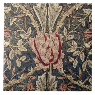 Keramik Tile - William Morris Floral Art Nouveau 2 Fliese