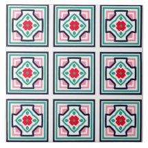 Keramik Tiles für viktorianische Stilquadratische 