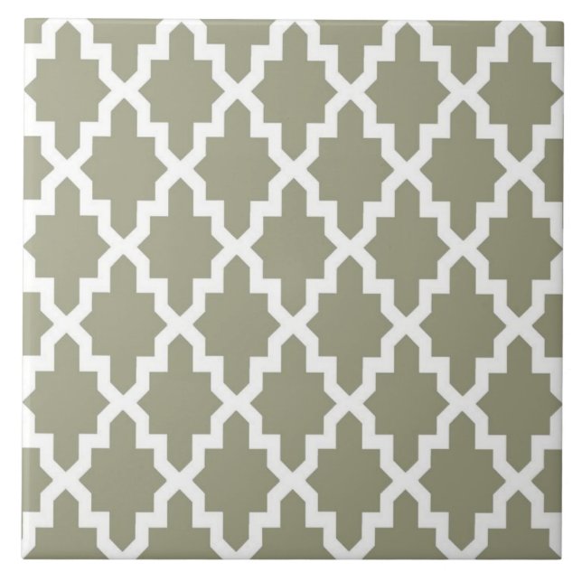 Keramik Tiles - marokkanisches Alter Fliese (Vorderseite)