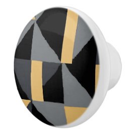 Keramik-Türknopf – Geometrische Dekoration Keramikknauf