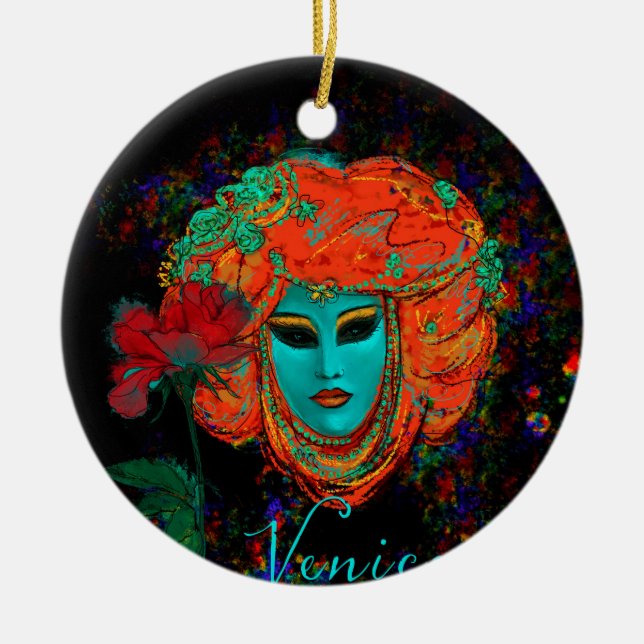 Keramik Venedig Ornament (Vorne)