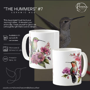 Keramik von Hummingvögeln Tasse