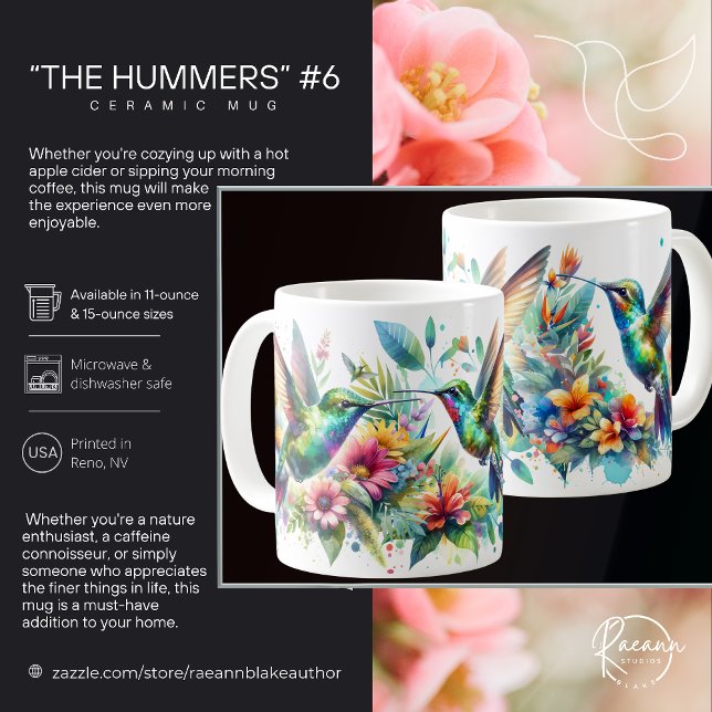 Keramik von Hummingvögeln Tasse (Von Creator hochgeladen)