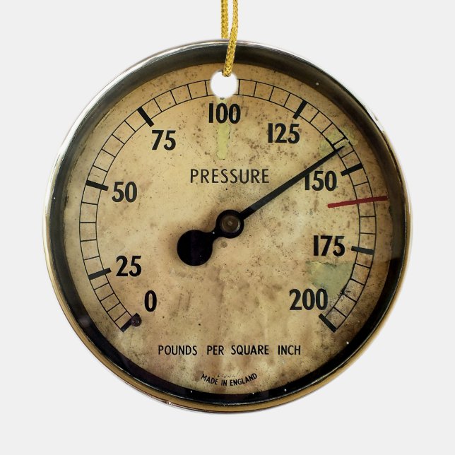 KERAMIK VON STAMMTRAINEN KERAMIK ORNAMENT (Vorne)