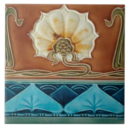 Keramik Wandfliesenkamin Jugendstil Fliese