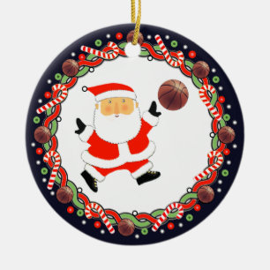 Keramik-Weihnachtsgeschenk-Ornament für Basketball Keramik Ornament
