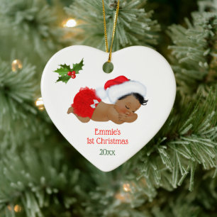 Keramik-Weihnachtsmann-Hut für Baby-Mädchen zum er Keramik Ornament