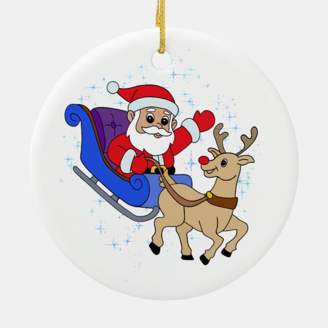 Keramik Weihnachtsschmuck (Hinten)