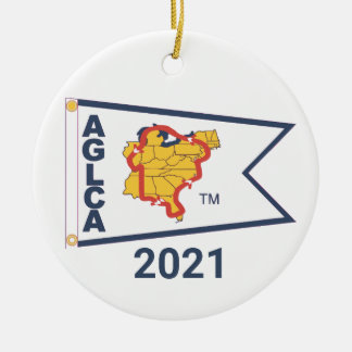 Keramik White Burgee (2021) Ornament
