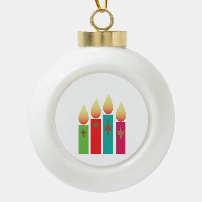 Keramikballornament Keramik Kugel-Ornament (Vorderseite)