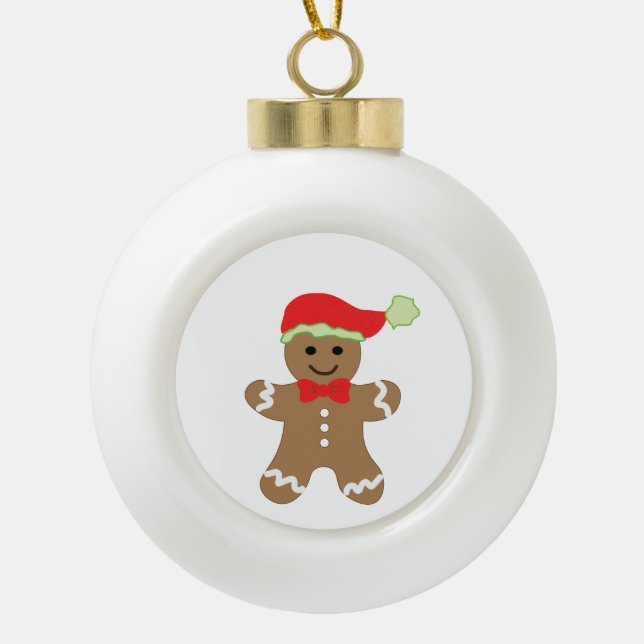 Keramikballornament Keramik Kugel-Ornament (Vorderseite)