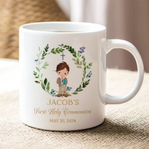 Keramikbecher 11 oz für die erste heilige Kommunio Kaffeetasse