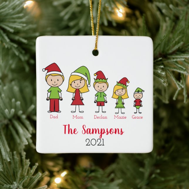Keramiken für Personalisierte Weihnachtsnamen Orna Keramikornament (Baum)