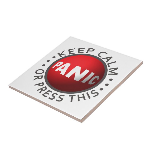 Keramiken mit Panic Button Fliese (Seite)