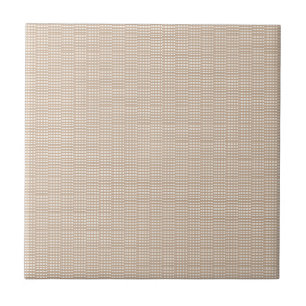 Keramikfliese Beige Streifen Quadratisch
