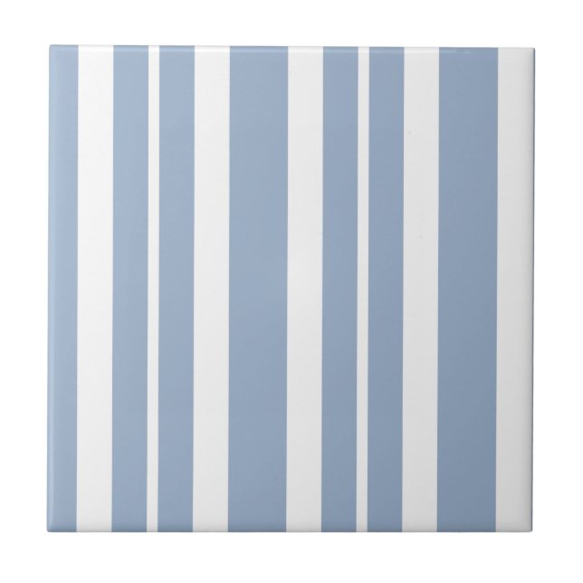 Keramikfliese Blaue Streifen  (Vorderseite)