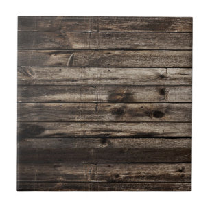 Keramikfliese Bunte Farben Dunkles Holz