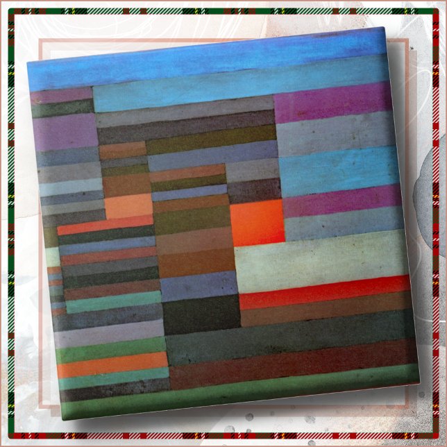 KERAMIKFLIESE - "Feuer am Abend" - Paul Klee (Von Creator hochgeladen)