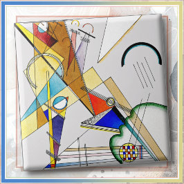 KERAMIKFLIESE - "Gewebe" - Wassily Kandinsky
