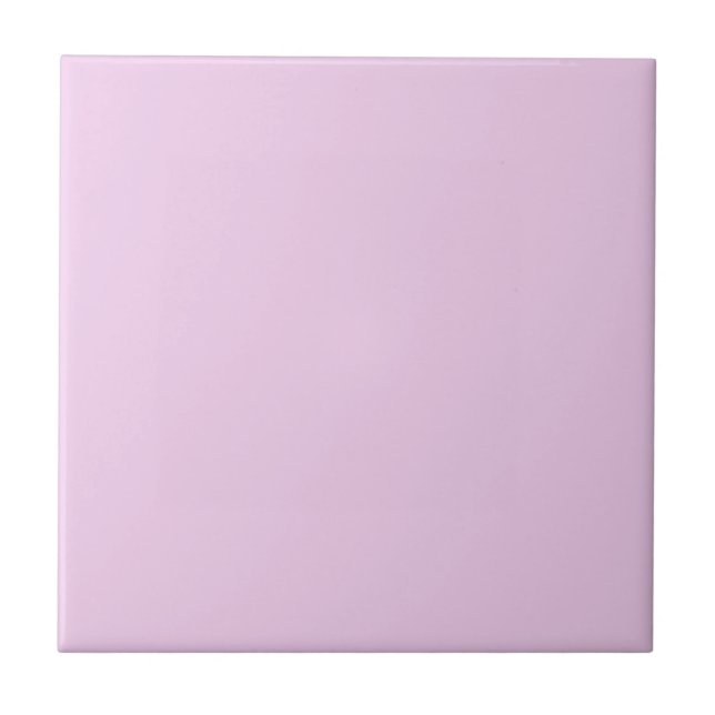 Keramikfliese Helllila Quadrat (Vorderseite)