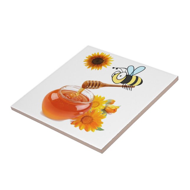 Keramikfliese Hummel Honig (Seite)