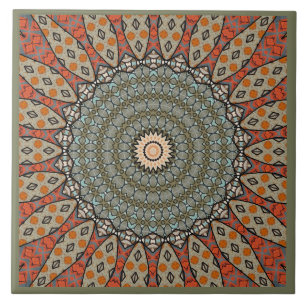 Keramikfliese Mandala