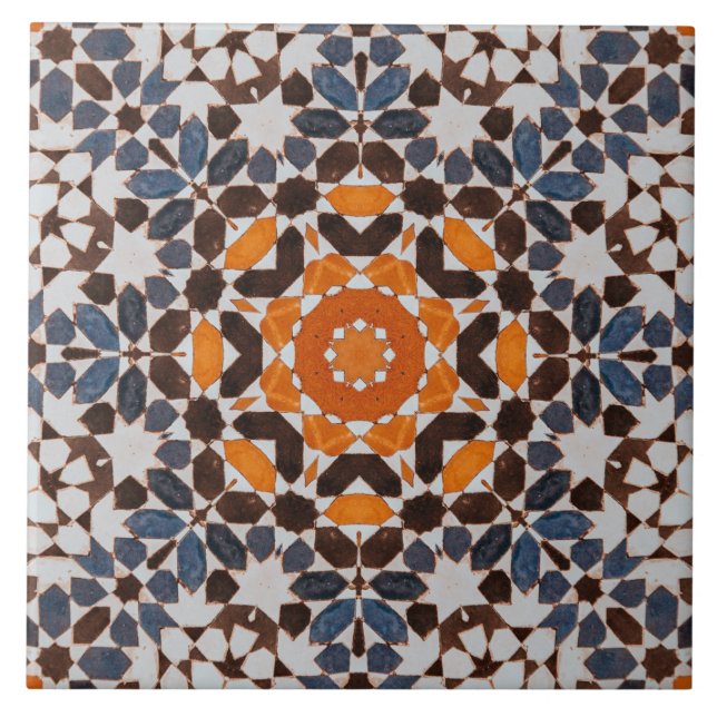 Keramikfliese Marokkanisch Mosaik (Vorderseite)