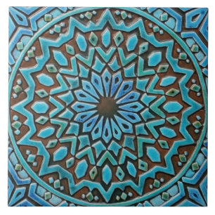 Keramikfliese - Marokkanischer Stil Aqua