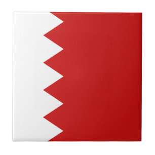 Keramikfliese mit Flagge von Bahrain